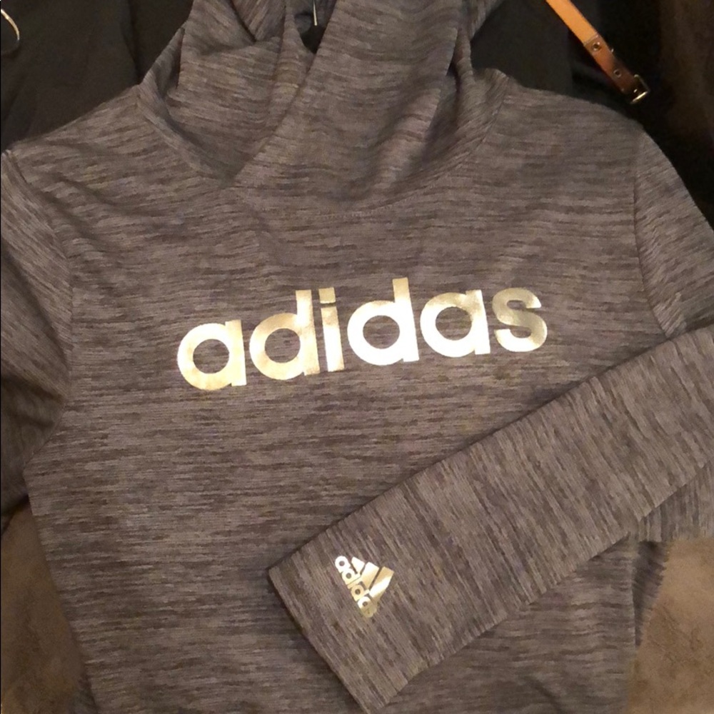Adidas Girl’s Ruffle Hoodie - Picture 5 of 5